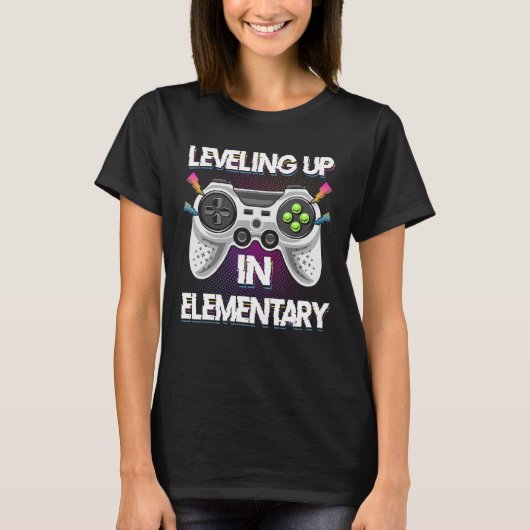 Studium der T-Shirts für elementare Videospiele (Vorderseite)