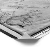 Studium des Vallardi-Albums Poster (Ecke)