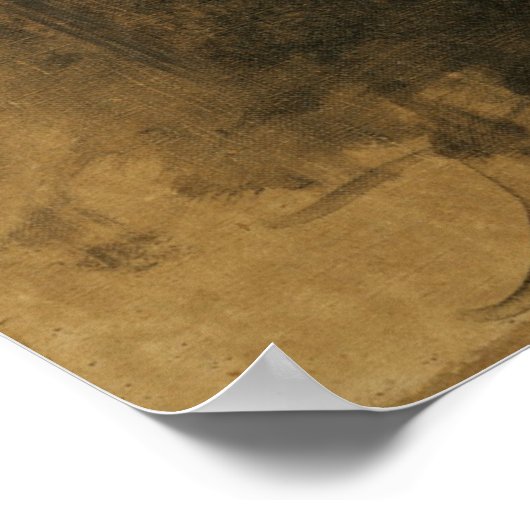 Studium für sitzende Musiker, Sargent Poster (Ecke)