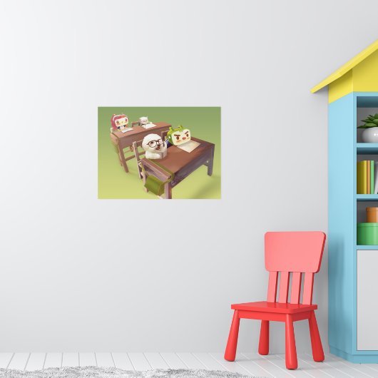 Studium Hard Poster (Kinderzimmer 1)