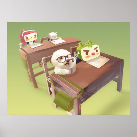 Studium Hard Poster (Vorne)