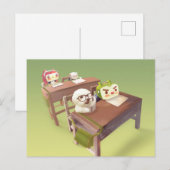 Studium Hard Postkarte (Vorne/Hinten)