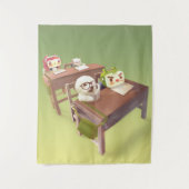 Studium Hard Wandteppich (Vorderseite)