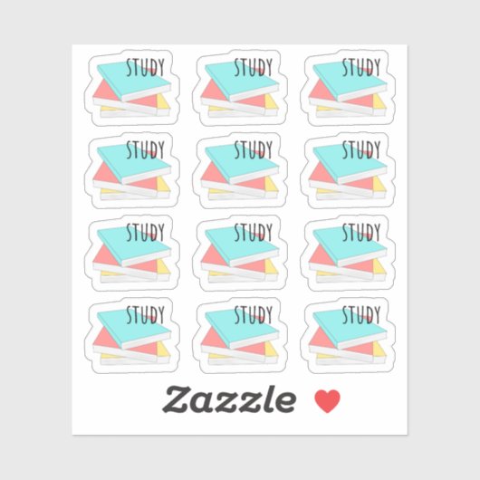 Studium Hausaufgaben Erinnerung Uni Studienplaner Aufkleber (Blatt)