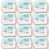 Studium Hausaufgaben Erinnerung Uni Studienplaner Aufkleber (Vorderseite)