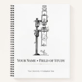 Studium & Lehre – personalisiertes Design Notizblock (Vorderseite)