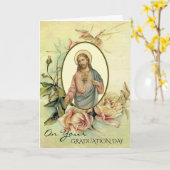 Studium Sacred Heart Religious Karte (Gelbe Blume)