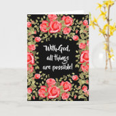 Studium Sacred Heart Religious Karte (Gelbe Blume)