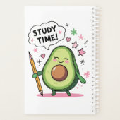 Studium Time Niedlich Avocado Kawaii Student Funny Planer (Rückseite)