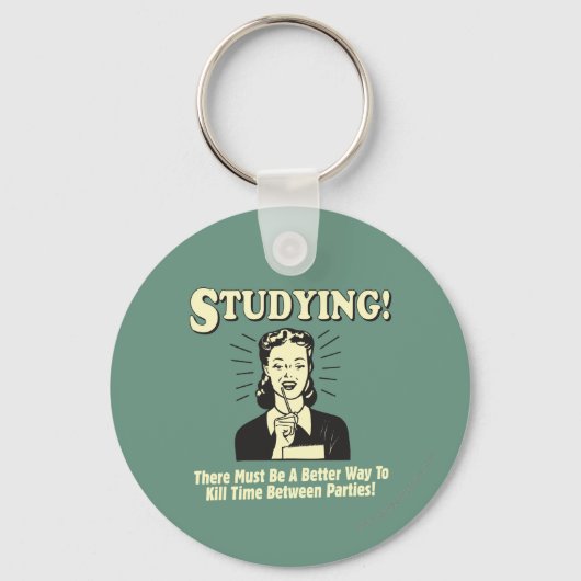 Studium: Tote Zeit Schlüsselanhänger (Vorderseite)