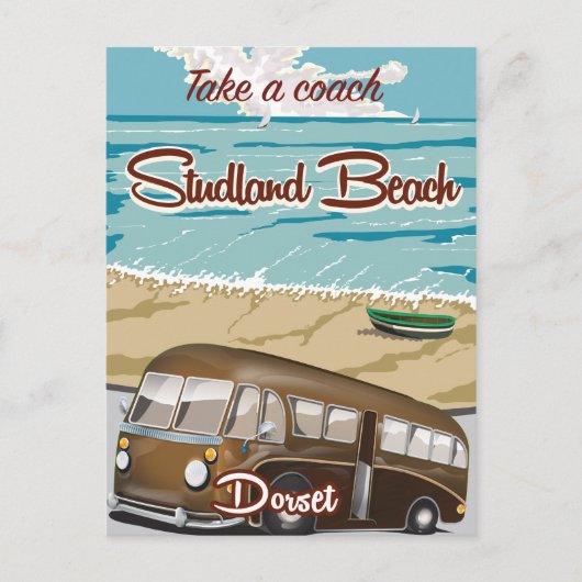 Studland Beach Dorset Postkarte (Vorderseite)