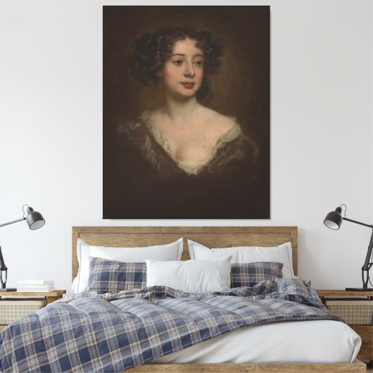 Study for a Portrait of a Woman (1670s) Leinwanddruck (Insitu (Schlafzimmer))