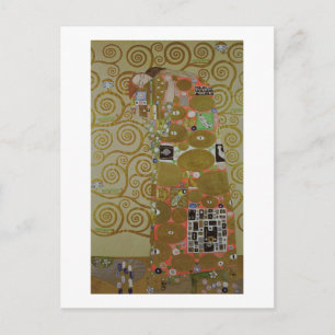 Study for Fulfilment, C.1905-09 (w/c & gold on pap Postkarte