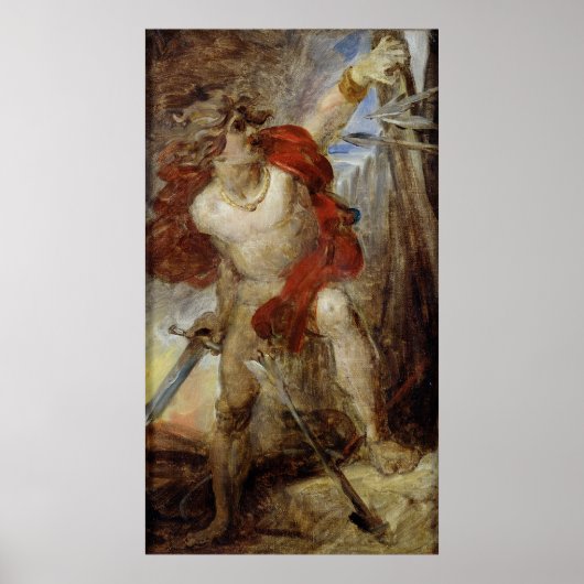 Study for Gaulish Courage, c.1830-32 Poster (Vorne)