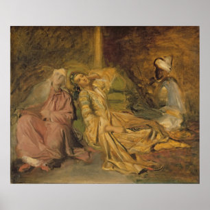 Study for the Interior of a Harem Poster