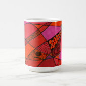 "Study in Reds" Abstrakte Design-Tasse Kaffeetasse (Mittel)