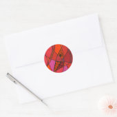 "Study in Reds" Sticker für abstraktes Design (Umschlag)