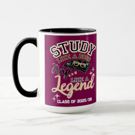 Study Like a Boss, Nap Like a Legend, College gift Tasse