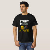 Study Mode Activated • Student & Teacher  T-Shirt (Vorne ganz)
