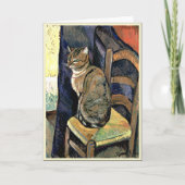 Study of a Cat, fine art painting Karte (Vorderseite)