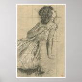 Study of a Dancer, 1874 - Edgar Degas Poster (Vorne)