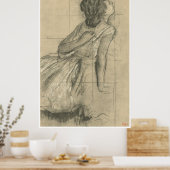 Study of a Dancer, 1874 - Edgar Degas Poster (Küche)