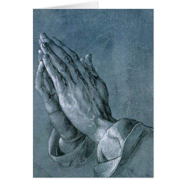 Study of an Apostle's Hands by Albrecht Durer Card (Vorne)