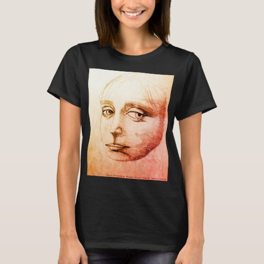 Study of da Vinci, Sketch of a girl, D.C.B. T-Shirt (Vorderseite)
