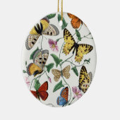 Study of diurnal butterflies by Paul Gervais Keramik Ornament (Rechts)