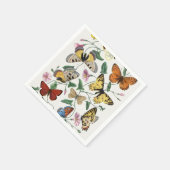 Study of diurnal butterflies by Paul Gervais Serviette (Ecke)