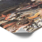 'Study of Hawaiian Fish' - Hubert Vos Poster (Ecke)