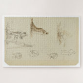 Study of Heads, Figures and Foliage - Friedrich Puzzle (Horizontal)