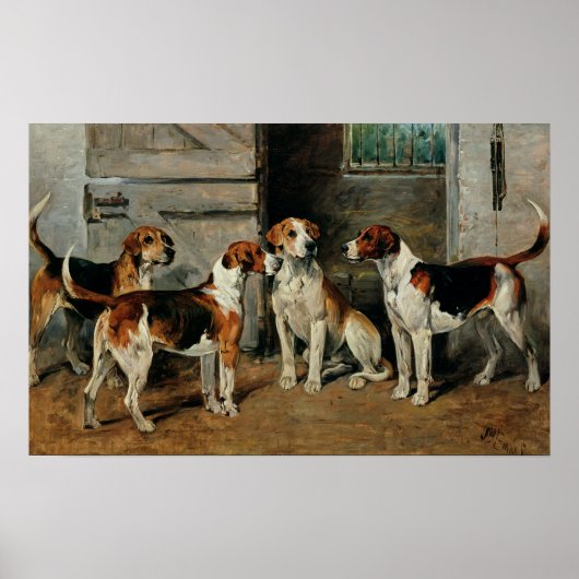 Study of Hounds Poster (Vorne)