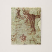 Study of Libyan Sibyl by Michelangelo Puzzle (Vertikal)
