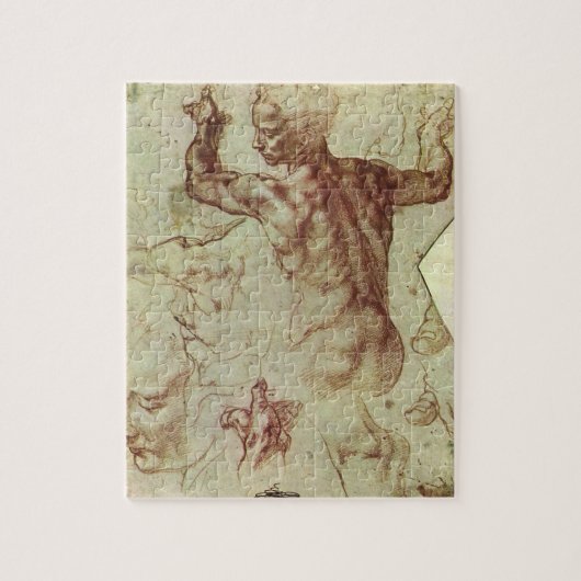 Study of Libyan Sibyl by Michelangelo Puzzle (Vertikal)