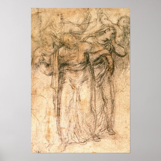 Study of Mourning Women Poster (Vorne)