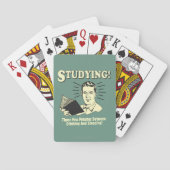 Studying: Drinking and Sleeping Spielkarten (Rückseite)