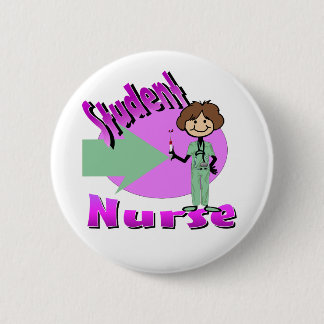 Stuedent Krankenschwester Button
