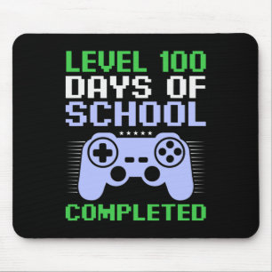 Stufe 100 Schultag abgeschlossen für Kinder Mousepad