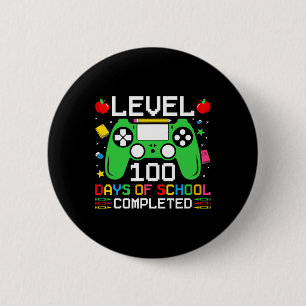 Stufe 100 Tage der Schule abgeschlossen Gaming Kle Button