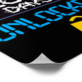 Stufe 100 Tage Schulfreund Poster (Ecke)