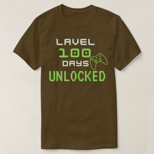 Stufe 100 Tage Unverschlossen 8 T-Shirt (Design vorne)