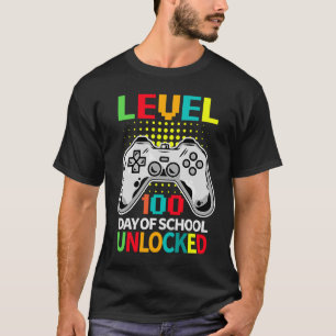 Stufe 100 Tage unverschlossenes Computerspiel T-Shirt
