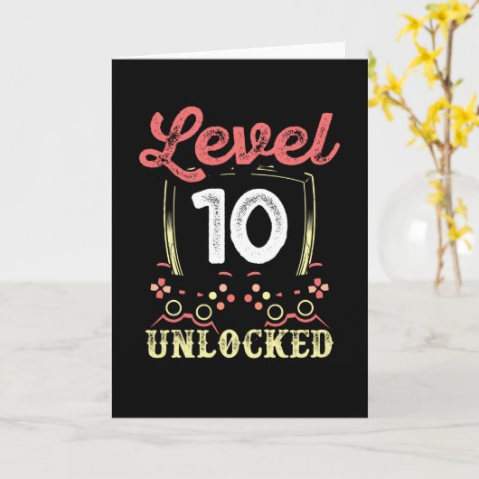 Stufe 10 entriegelt karte (Gelbe Blume)