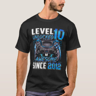 Stufe 10 Phantastisch seit 2012 10. Geburtstag T-Shirt