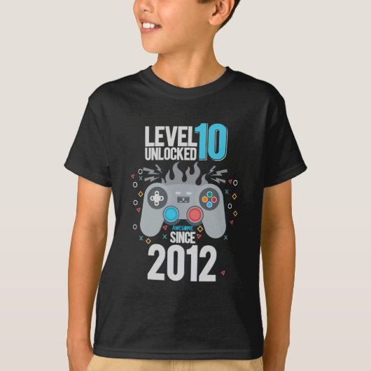 Stufe 10 phantastisch seit 2012 T-Shirt (Vorderseite)