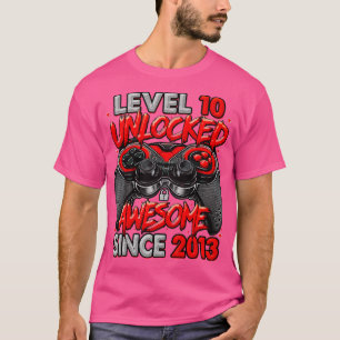 Stufe 10 Phantastisch seit 2013 10. Geburtstag T-Shirt