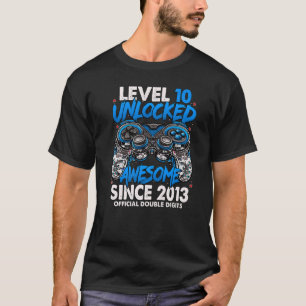 Stufe 10 Phantastisch seit 2013 10. Geburtstag T-Shirt