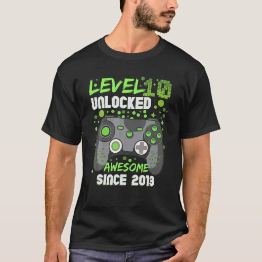 Stufe 10 Phantastisch seit 2013 9. T-Shirt (Vorderseite)