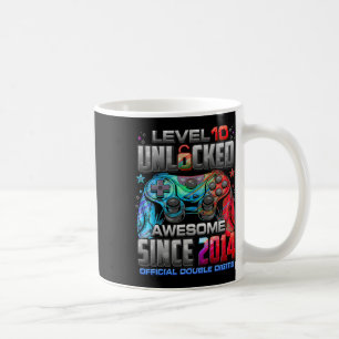 Stufe 10 Phantastisch seit 2014 10. Geburtstag Kaffeetasse